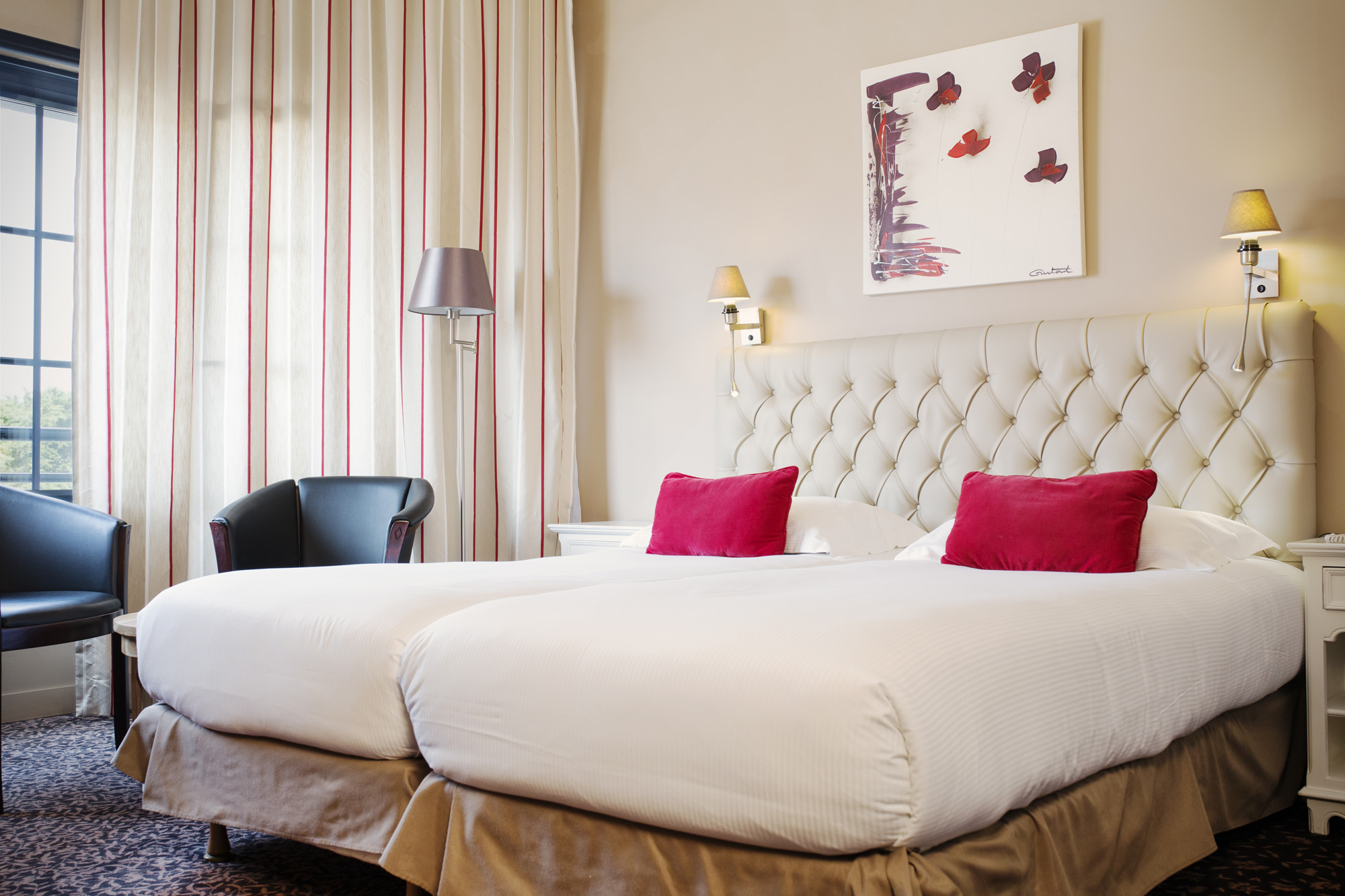 Chambre twin Hotel les jardins d'hardelot